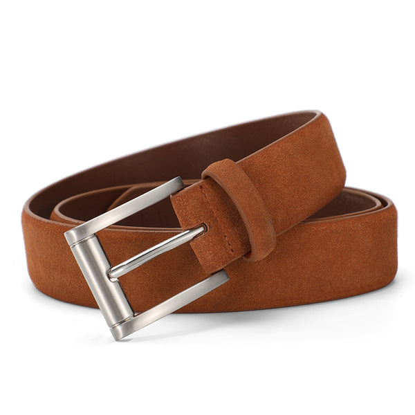 SUEDE BELT | CHESTNUT