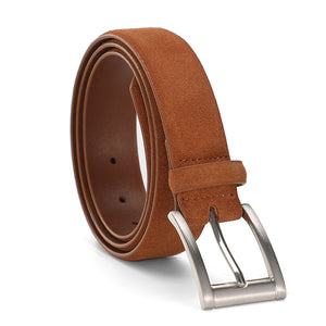 SUEDE BELT | CHESTNUT