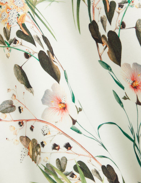 ALLOVER FLORAL T-SHIRT | WHITE