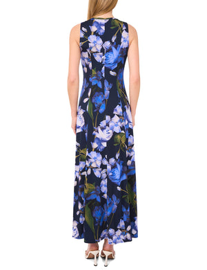 SLEEVELESS MAXI DRESS | NAVY