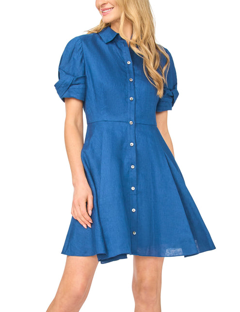 Ted Baker Linen Chambray Mini Shirt Dress