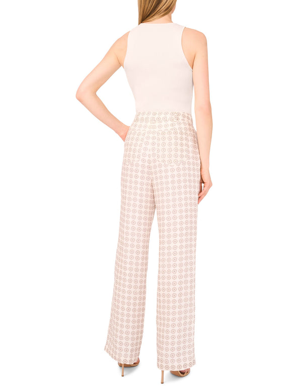 HIGH-WAISTED STRUCTURED PANT | IVORY