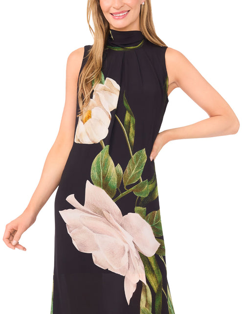 SLEEVELESS BOW TIE MAXI DRESS | BLACK