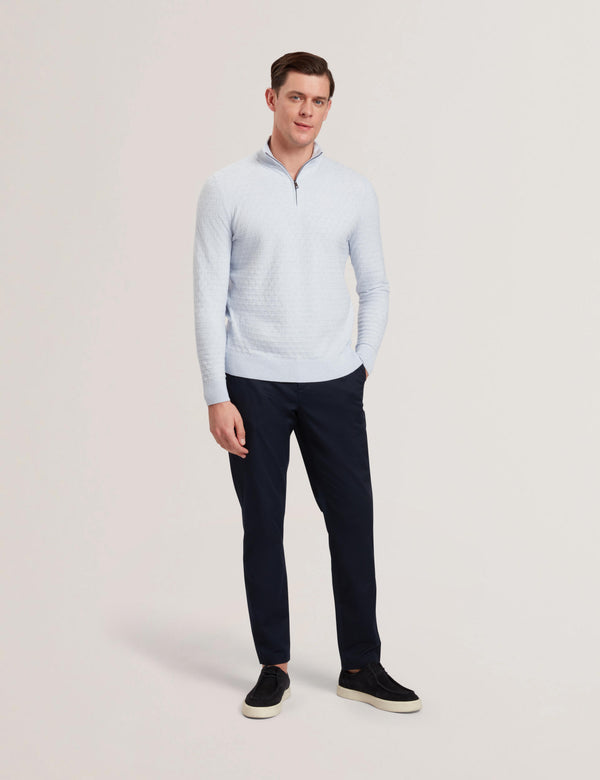 Ted Baker T Knit Half Zip Funnel Neck Jumper