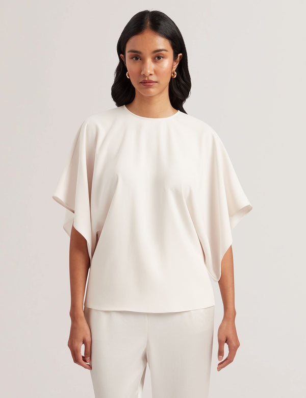 Ted Baker Batwing Short Sleeve Woven Blouse