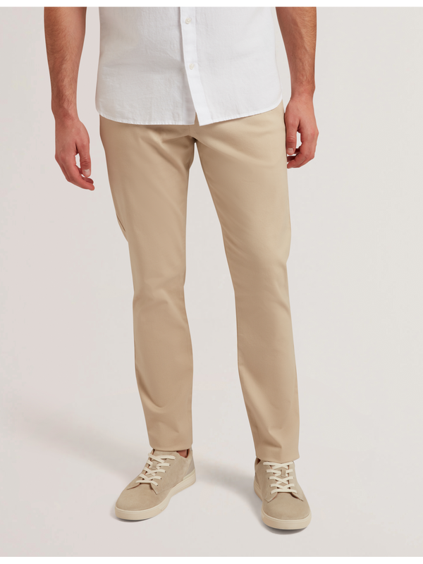 Ted Baker Slim Fit Cotton Blend Chinos