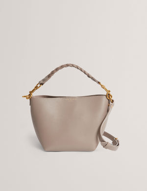 Ted Baker Plaited Handle Small Bucket Tote Bag
