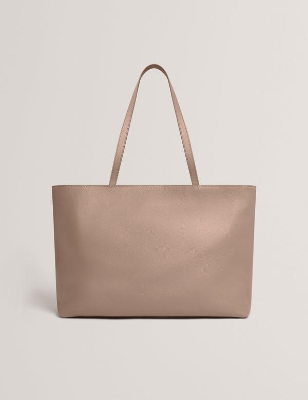 Ted Baker Pebbled Leather Wide Tote Bag