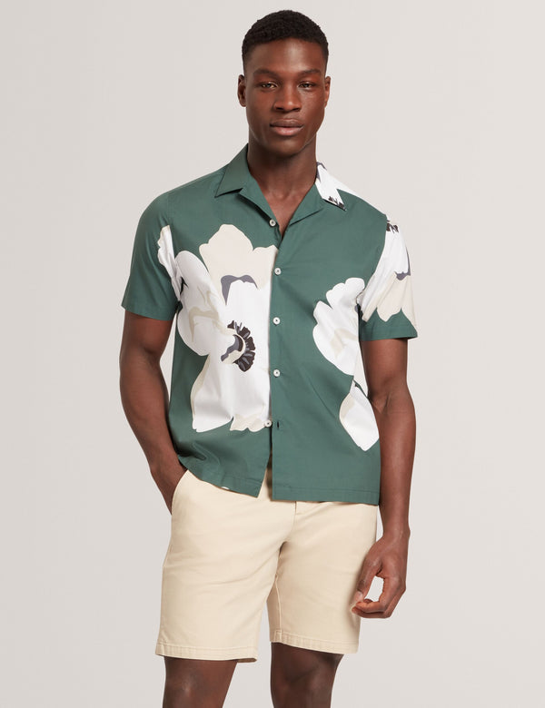Ted Baker Floral Graphic Relaxed Short Sleeve Shirt