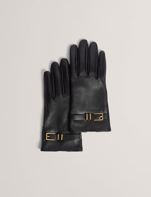 Ted Baker Buckle Strap Leather Gloves