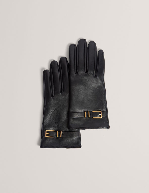 Ted Baker Buckle Strap Leather Gloves