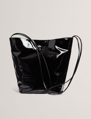 Ted Baker Crinkled PU Slim Strap Bucket Bag