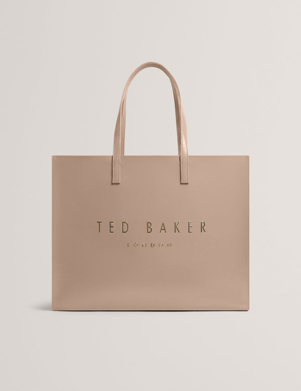 Ted Baker Crinkled PU Oversized Icon Tote Bag