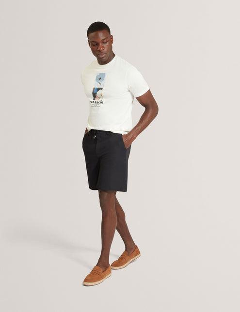 Ted Baker Waffle Texture Straight Leg Shorts