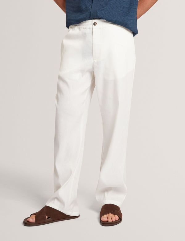 Ted Baker Relaxed Linen Blend Elasticated Trousers