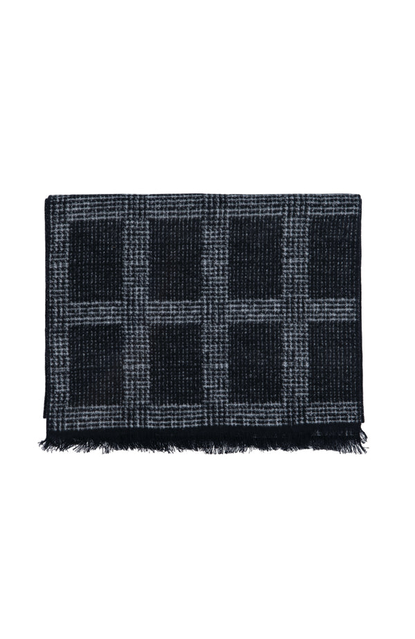 PLAID SCARF | GREY