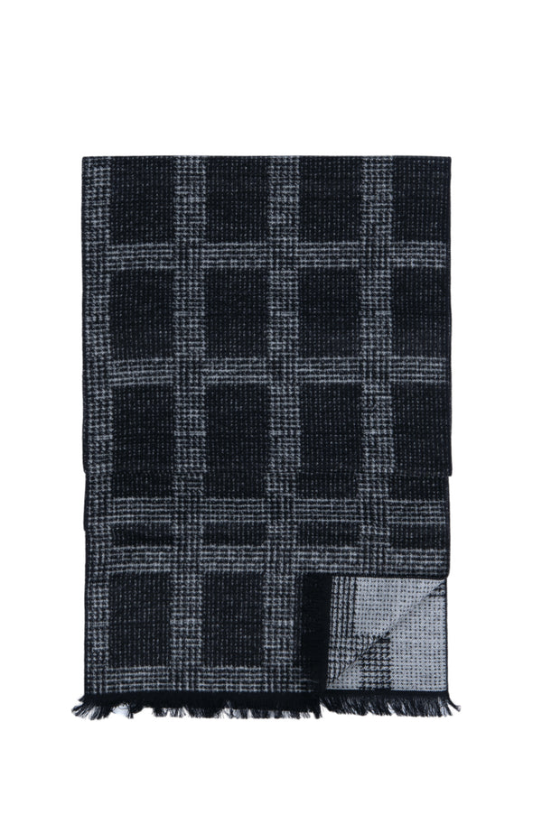 PLAID SCARF | GREY
