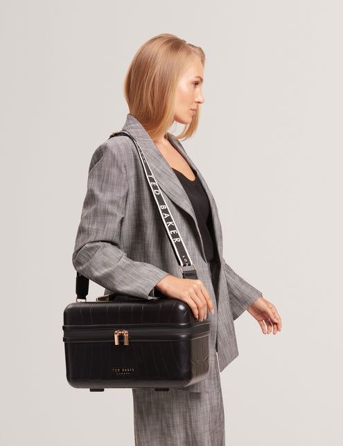 Ted Baker Croc Texture Icon Vanity Travel Case