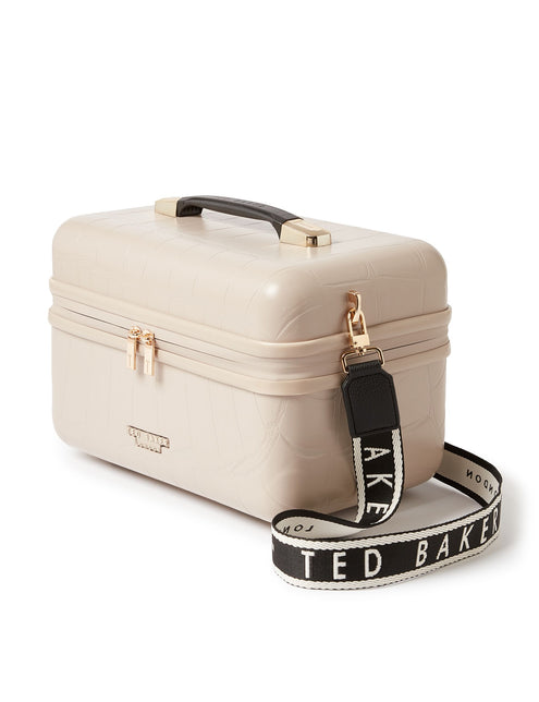 Ted Baker Croc Texture Icon Vanity Travel Case