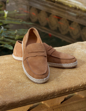 Ted Baker Suede Espadrille Penny Loafers
