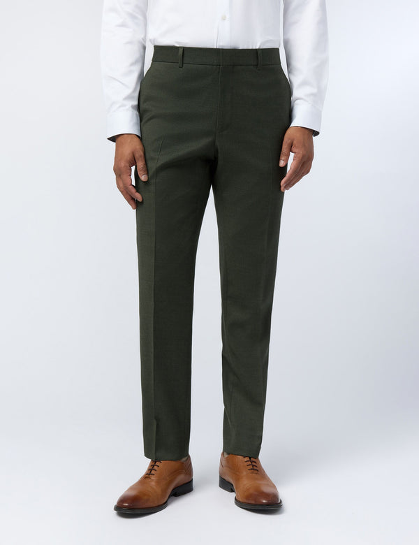 Ted Baker Flannel Wool Rich Slim Suit Trousers