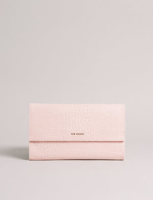 Ted Baker Croc Faux Leather Travel Organiser Wallet