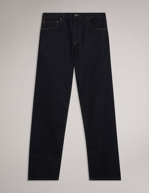 STRAIGHT STRETCH JEAN | DK-BLUE