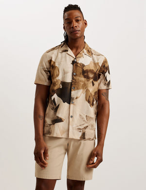 Ted Baker Short Sleeve Relaxed Floral Print Shirt