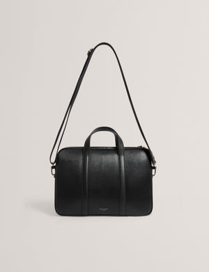 Ted Baker Bark Grained Leather 15-Inch Laptop Bag