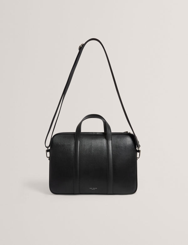 Ted Baker Bark Grained Leather 15-Inch Laptop Bag