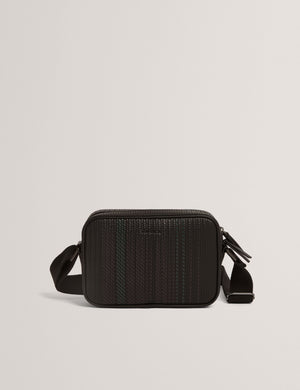 Ted Baker Striped Woven PU Crossbody Bag