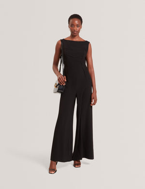 Ted Baker Corset Detail Sleeveless Wide Leg Jumpsuit