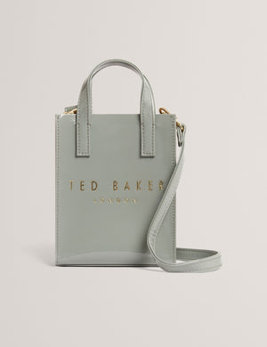 Ted Baker Mini Crinkle Patent PU Icon Tote Bag