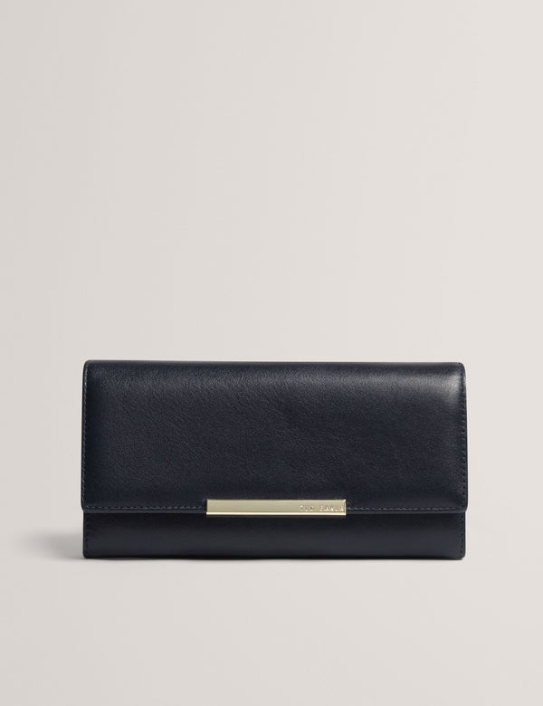 Ted Baker Bar Detail Leather Large Bifold Purse