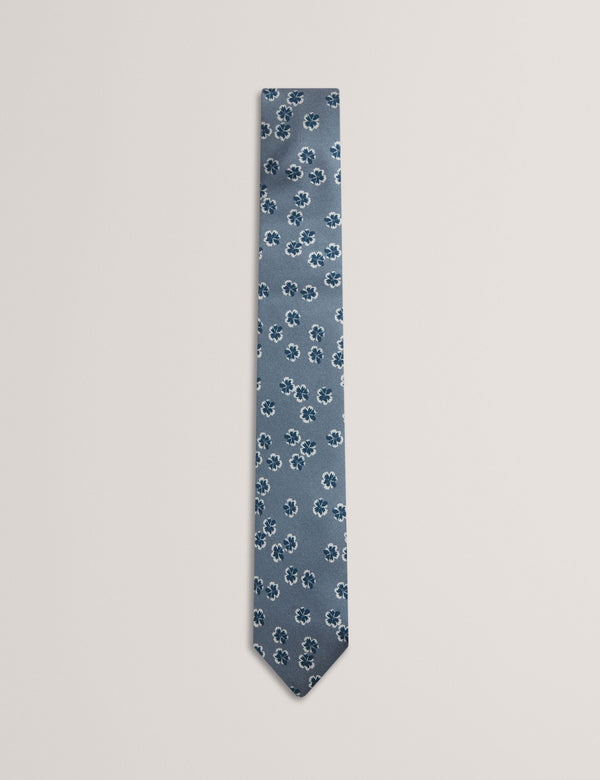 Ted Baker Scattered Floral Print Silk Tie