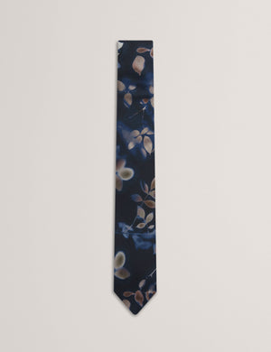 Ted Baker Photographic Leaf Print Silk Tie