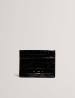 Ted Baker Patent Croc Slim Card Holder