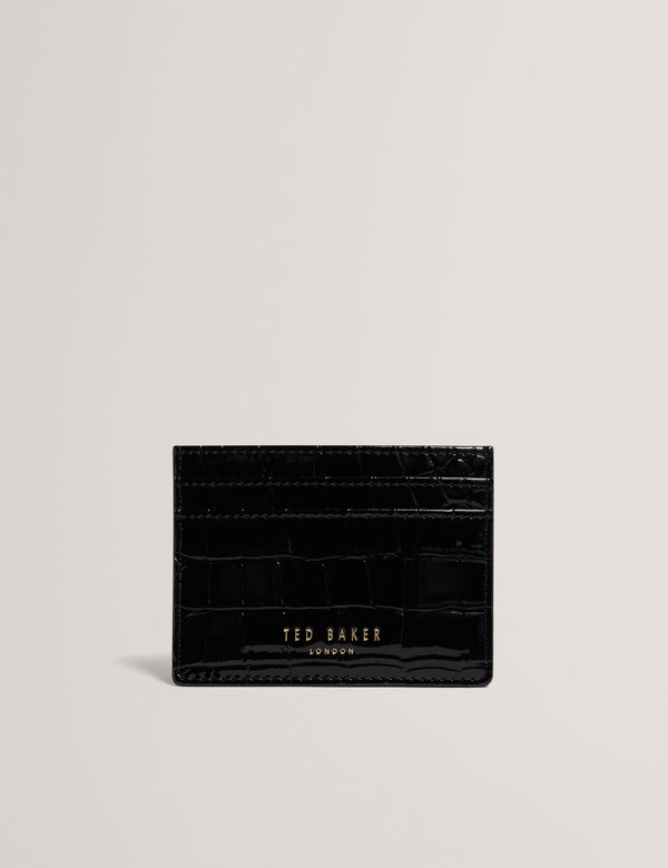 Ted Baker Patent Croc Slim Card Holder