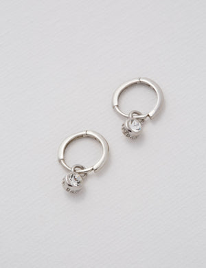 Ted Baker Crystal Pendant Huggie Earrings