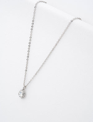 Ted Baker Solitaire Sparkle Crystal Pendant Necklace
