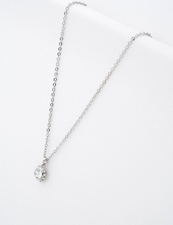 Ted Baker Solitaire Sparkle Crystal Pendant Necklace