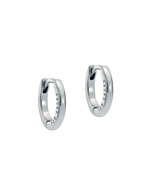 Ted Baker Engraved Logo Small Hoop Earrings