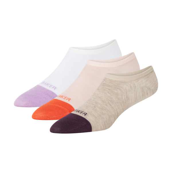 3PK WOMENS NON TERRY LINER | TAN