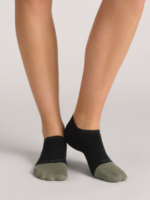 TRAINER LINER CONTRAST TOE | BLACK