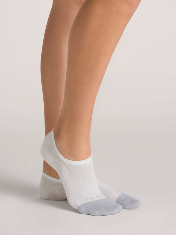 TRAINER LINER CONTRAST TOE | WHITE