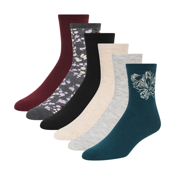 6PK NON TERRY CREW | DARK GREEN