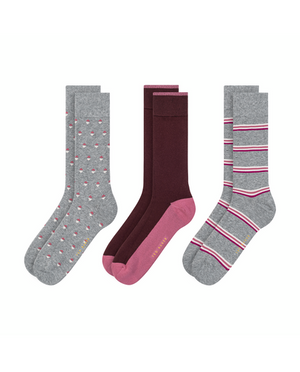 RAYURES GÉOMÉTRIQUES CREW | GRIS MOYEN