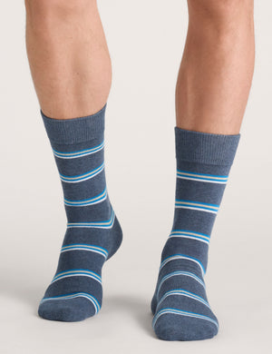 RAYURES GÉOMÉTRIQUES CREW | GRIS MOYEN