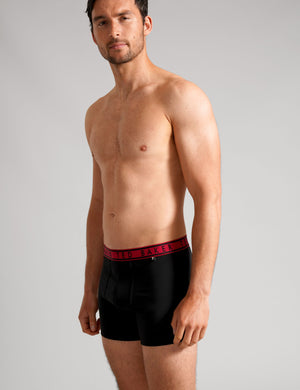 3PP LOGO BOXER | BLACK RED
