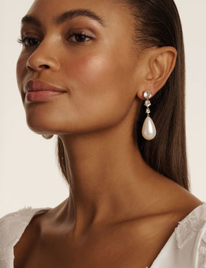 Ted Baker Statement Pendant Crystal Drop Earrings